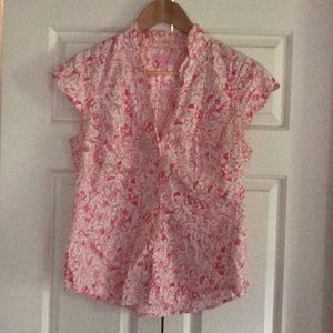 Lily Pulitzer scalloped summer top